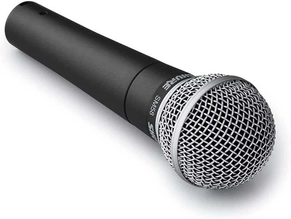 Shure SM58 Dynamic Vocal Microphone – Cardioid Mic for Live Performance