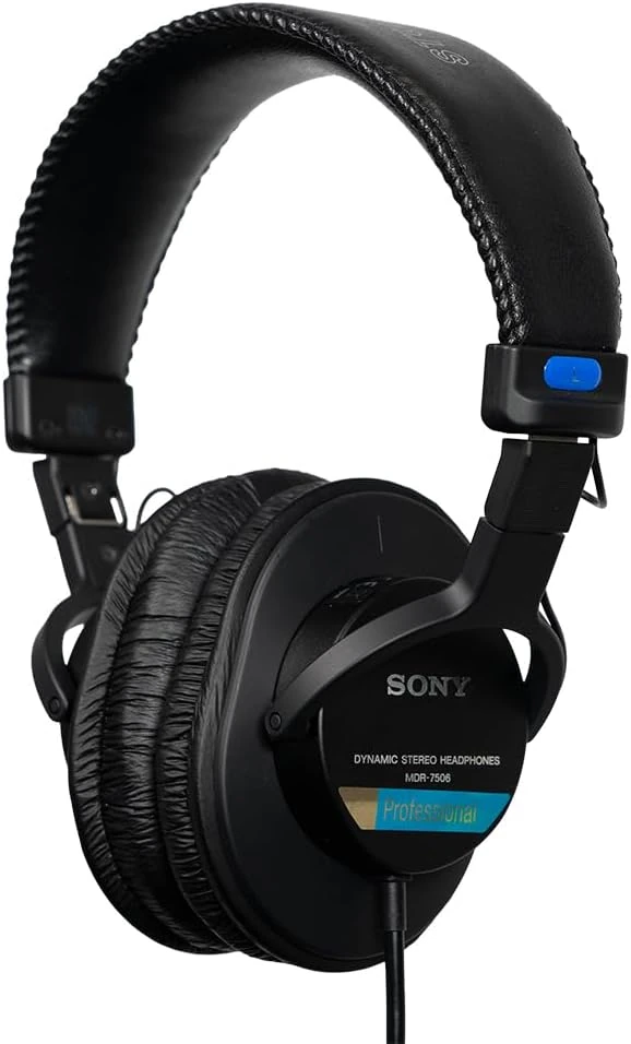 Sony MDR7506 Over-Ear Headphones – Large Diaphragm Design