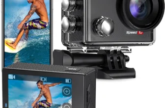 Hiicam Action Camera – 5K 30FPS, Waterproof 131FT