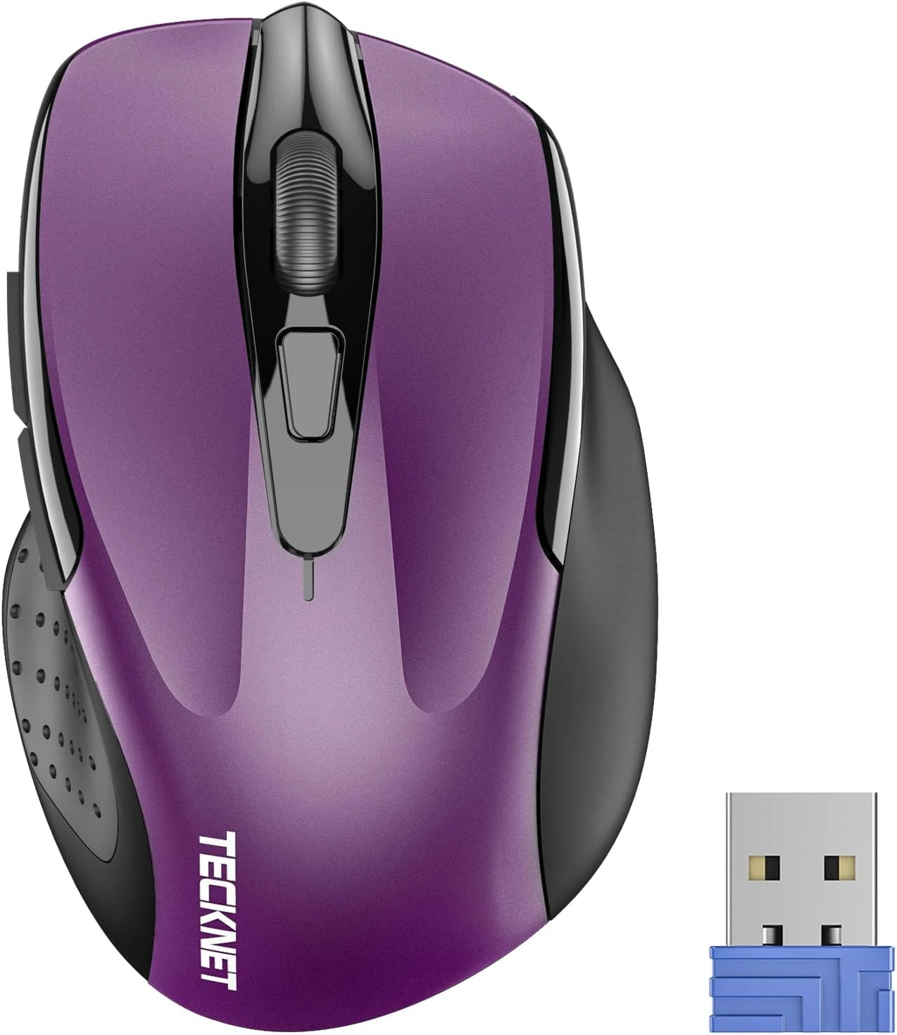 TECKNET Wireless Mouse – Ergonomic, 2600 DPI