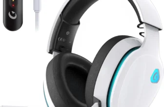 Gtheos Wireless Gaming Headset – Noise Canceling, 40+Hr Battery