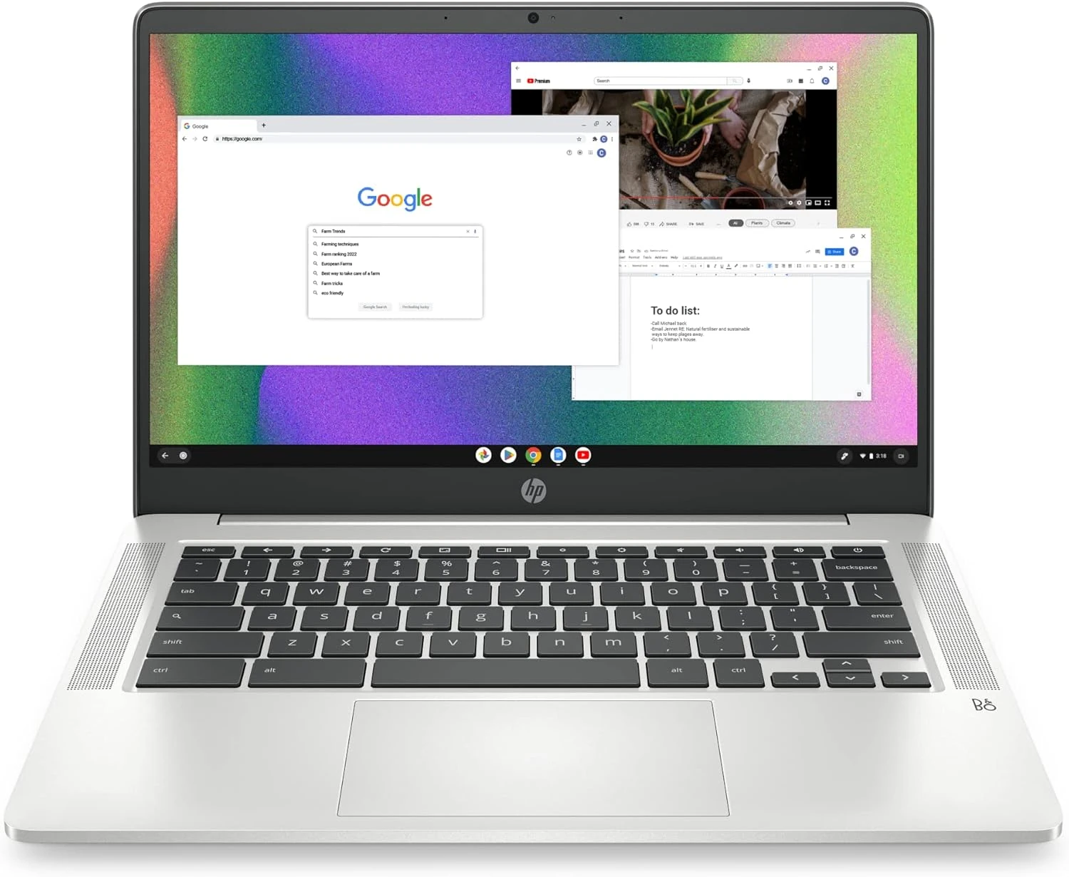 HP Chromebook 14 – Intel Celeron, 4GB RAM