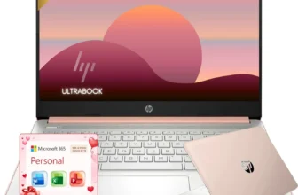 HP Ultrabook Laptop – Rose Gold, 8GB RAM, 1.1TB Storage