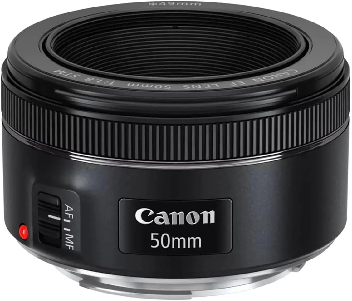Canon EF 50mm Lens – f/1.8 STM, Prime Lens