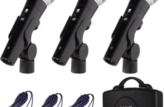 Pyle Dynamic Microphone Kit – Cardioid, For vocalists and musicians