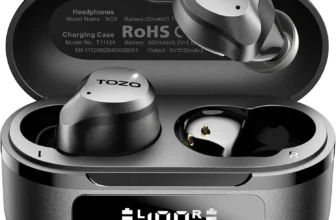 TOZO NC9 Wireless Earbuds – Noise Cancelling, 60H Playtime, Immersive Audio Experience