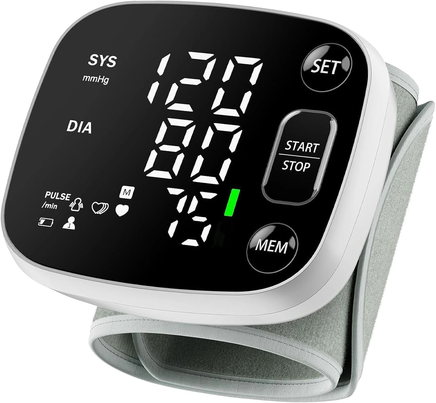 Oklar Blood Pressure Monitor – Rechargeable, LED Display