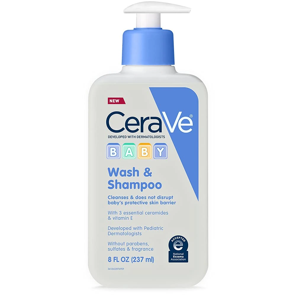 CeraVe Baby Wash & Shampoo – Fragrance & Sulfate Free
