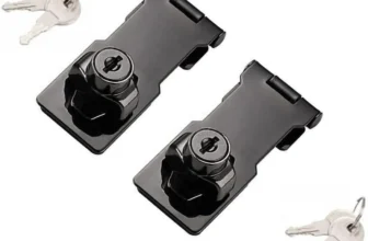 VIDYSUFYR Hasp Locks – Stainless Steel, Twist Knob