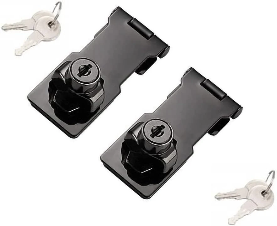 VIDYSUFYR Hasp Locks – Stainless Steel, Twist Knob