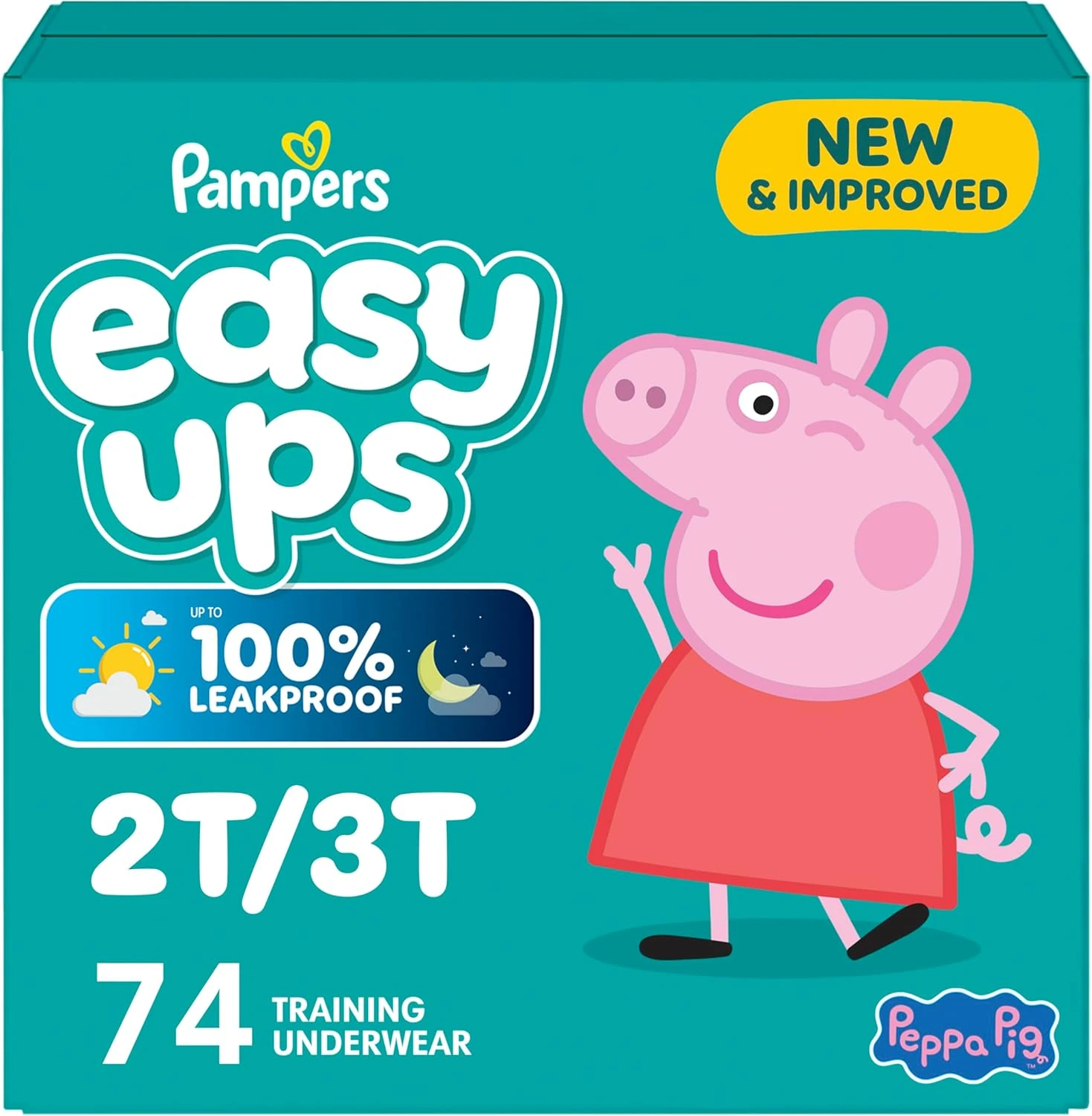 Pampers Training Pants – Easy Ups 2T-3T, 74 Count