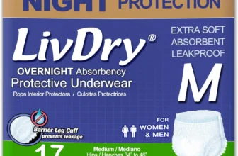 LivDry Adult Incontinence Underwear – Overnight Absorbency