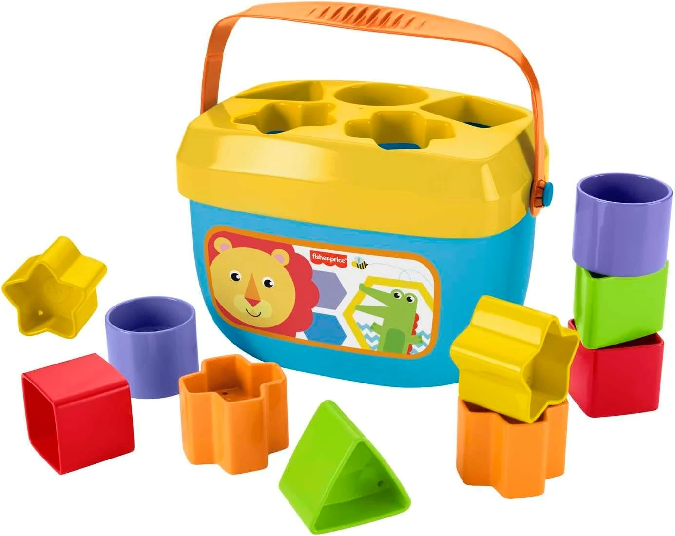 Fisher Stacking Toy – 10 Shapes for Infants 6+ Months