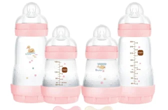 MAM Feeding Set – Anti-Colic Bottle, Silicone Pacifiers