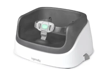 Ingenuity Toddler Booster Seat – Easy-Clean, 3-Point Harness