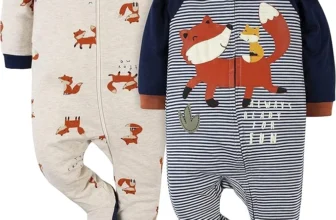 Gerber Baby Boys’ Pajamas – 2-Pack Sleep ‘N Play