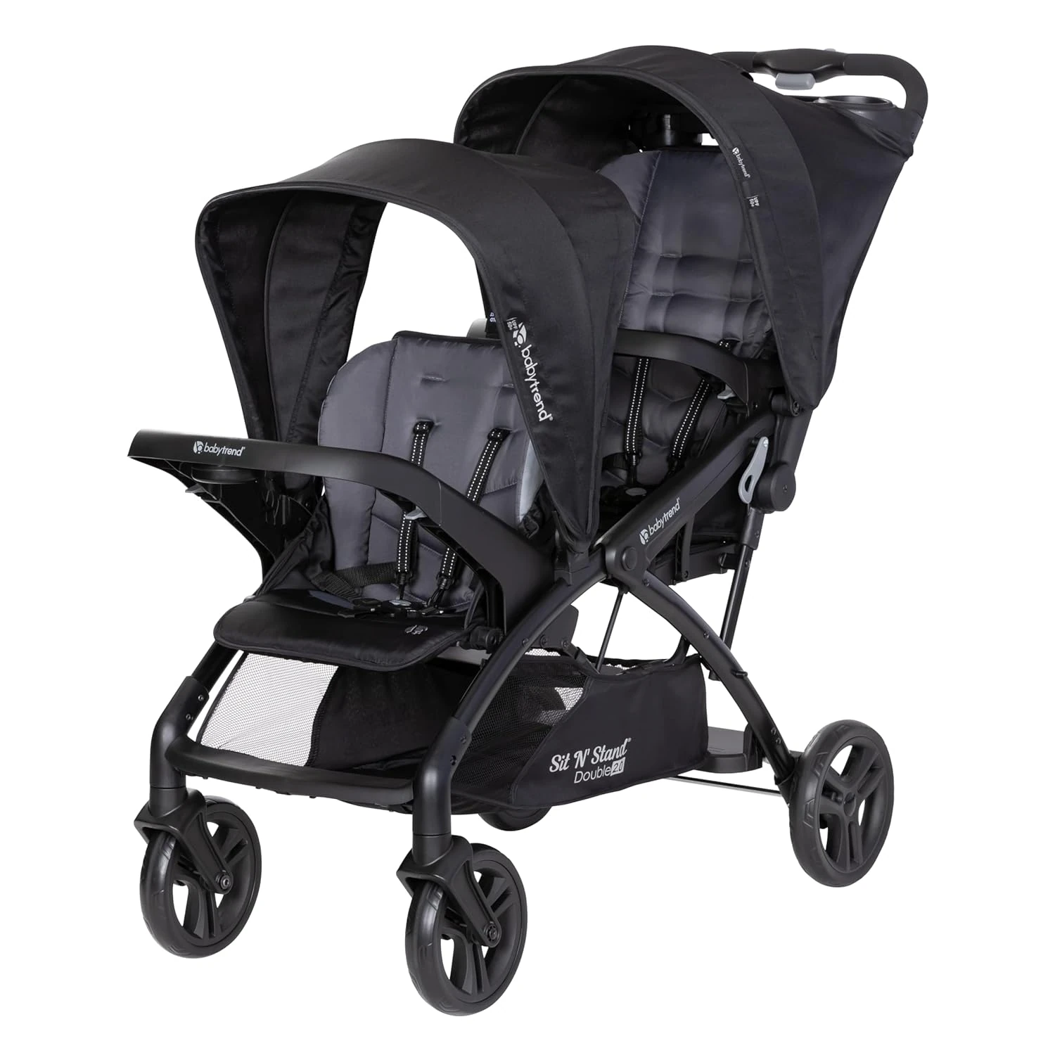 Baby Stroller – Sit N’ Stand Double 2.0, Dash Black
