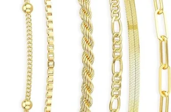 DEARMAY Gold Bracelets – 14K Plated, Waterproof