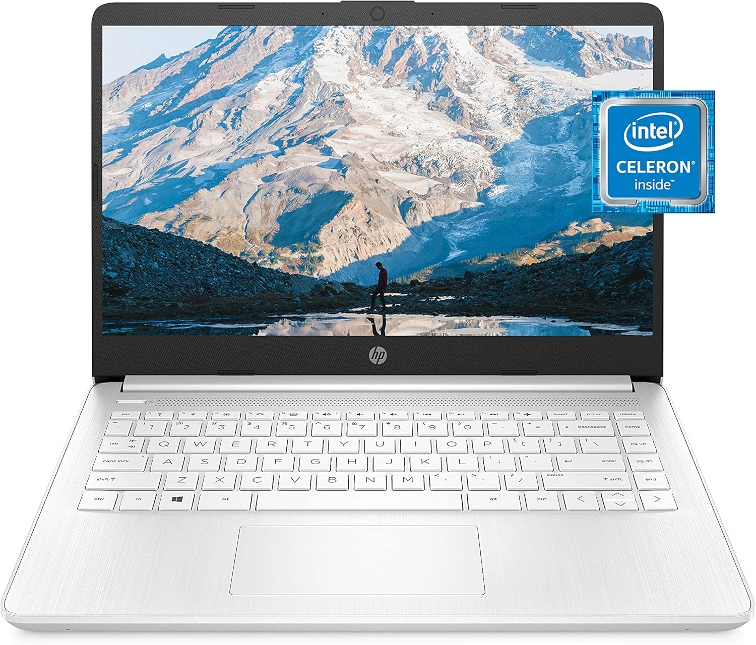 HP 14″ Laptop – Intel Celeron, 4GB RAM, 64GB Storage
