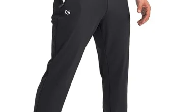 G Gradual Men’s Sweatpants – Zipper Pockets, Tapered Fit