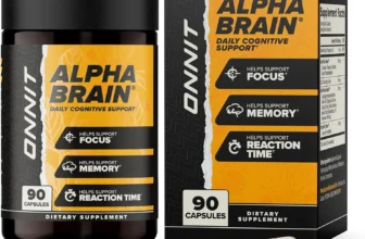 ONNIT Alpha Brain Supplement – Memory & Focus Capsules