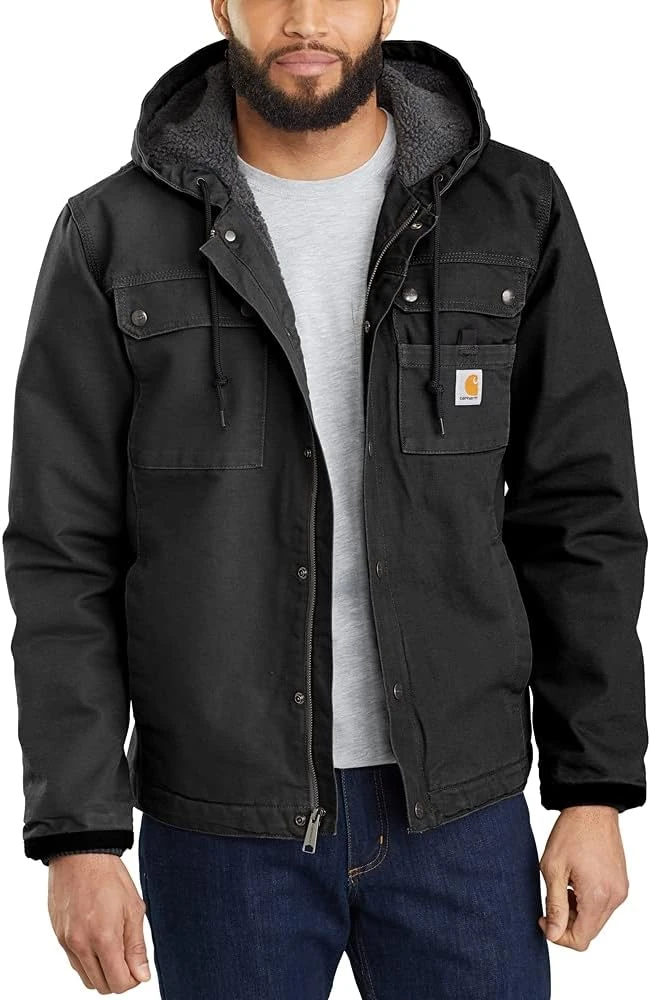 Carhartt Men’s Jacket – Relaxed Fit, Sherpa-Lined