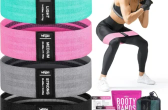 Vergali Resistance Bands – 4 Fabric Booty Bands Set