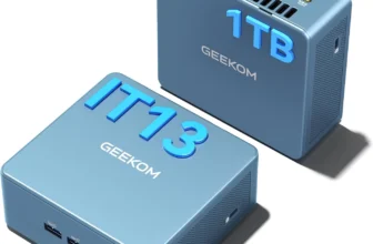 GEEKOM IT13 Mini PC Computer – Intel i5-13600H, 16GB RAM, 1TB SSD