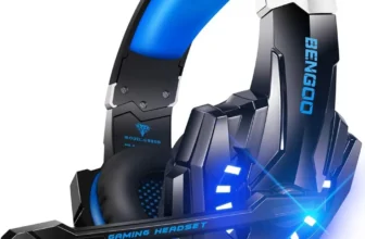 BENGOO G9000 Gaming Headset – Noise Cancelling, 7.1 Surround Sound, for PS4 PC Xbox One PS5 Controller