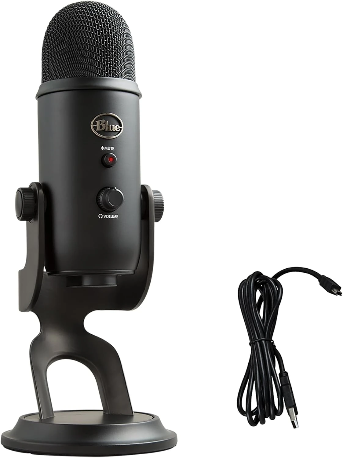 Logitech Blue Yeti USB Microphone – Studio Sound, Plug & Play