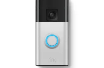 Ring Video Doorbell – Live View, Two-Way Talk, Motion Detection & Alerts, Satin Nickel