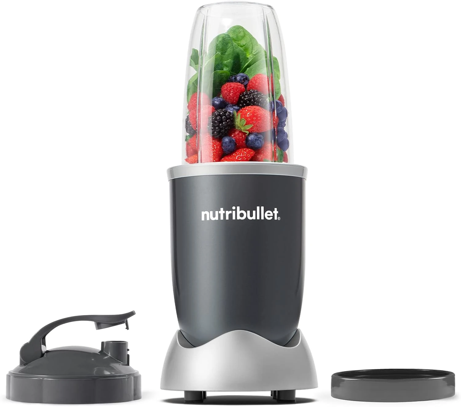 NutriBullet Personal Blender – 600W, 24 oz, Gray