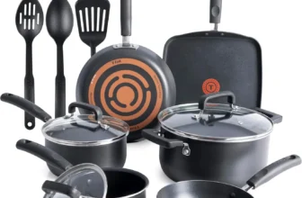 T-Fal Cookware Set – Nonstick, Oven Safe to 350F