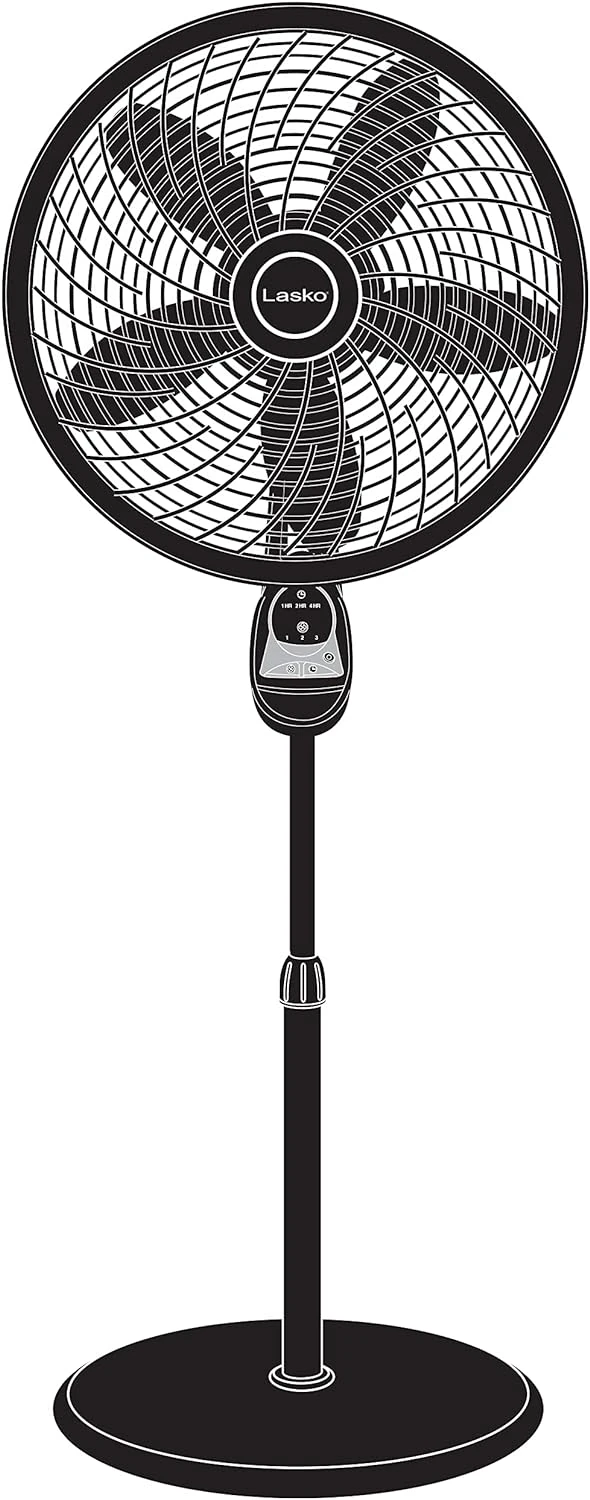 Lasko Pedestal Fan – Oscillating, Remote Control