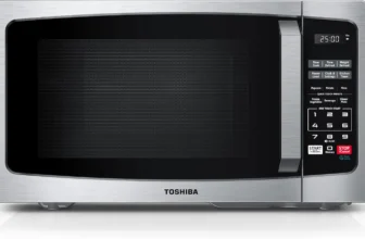 TOSHIBA Microwave Oven – 0.9 Cu Ft, 900W Stainless Steel