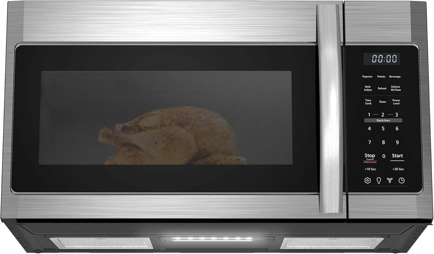 BLACKDECKER Microwave Oven – 1.7 cu. ft., 1000W Stainless Steel