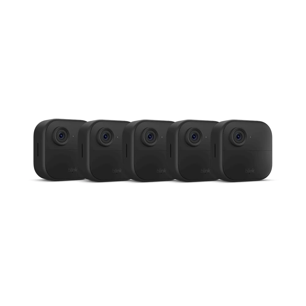 Blink Outdoor 4 Security Camera – 1080p HD, 5-Pack