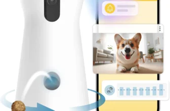 Furbo 360° Dog Camera – Rotating Treat Toss, 2-Way Audio