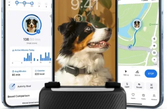 Tractive Dog GPS Tracker – Virtual Fence, Vital Signs