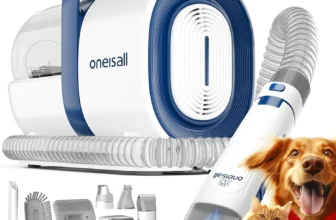 oneisall Dog Grooming Vacuum – Clipper & 1.5L Dust Cup