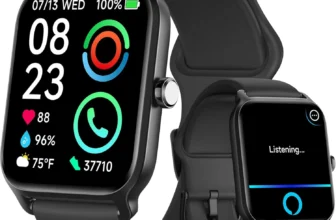 Fitpolo Smartwatch – Heart Rate/Sleep/SpO2 Monitor, Answer/Make Calls