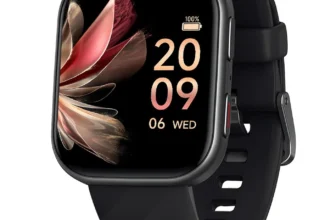 FITVII Smartwatch – Answer/Make Calls, Heart Rate & Blood Pressure, Sleep Tracking