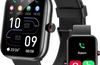 Yoever Smartwatch –  Waterproof, Sleep/Heart Rate/SpO2/Stress Monitor