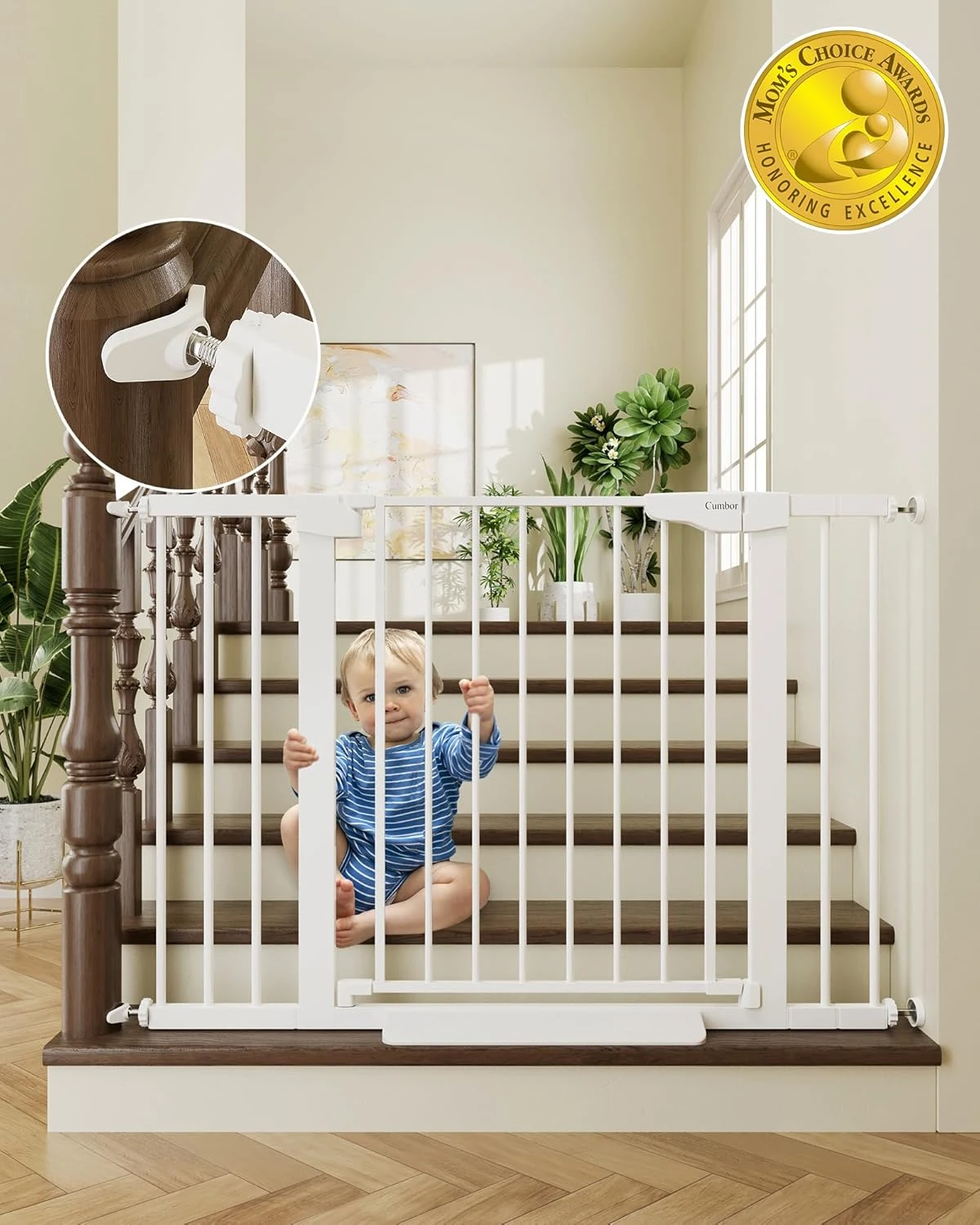Regalo Extra Tall Baby Gate – Pressure Mount, Tested & Safe for 30 Years