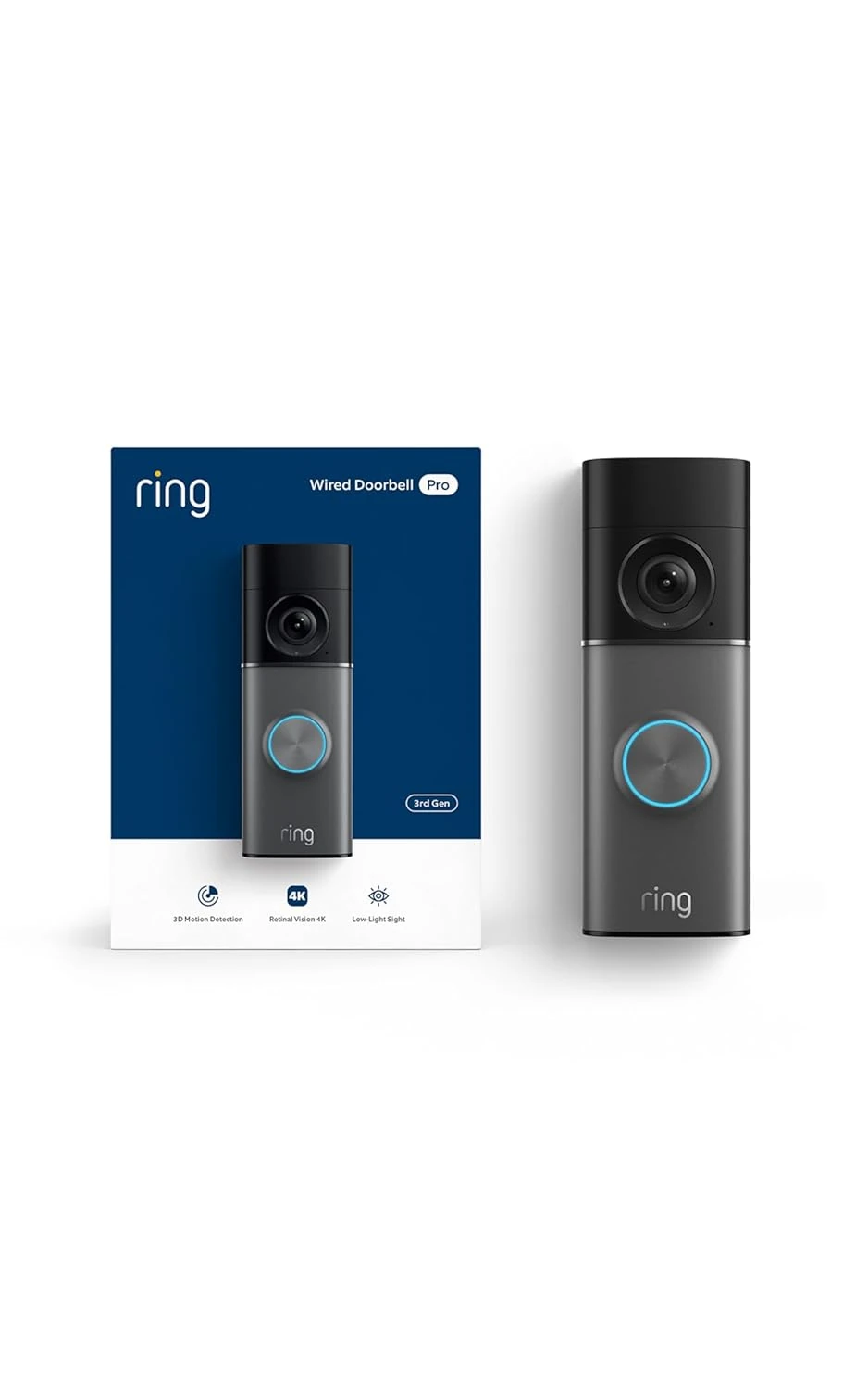 Ring Video Doorbell Pro – 3D Motion, 1536p HD Video