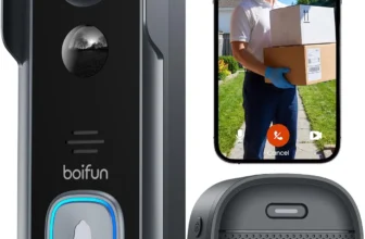 BOIFUN Video Doorbell – 2K HD, Two-Way Audio