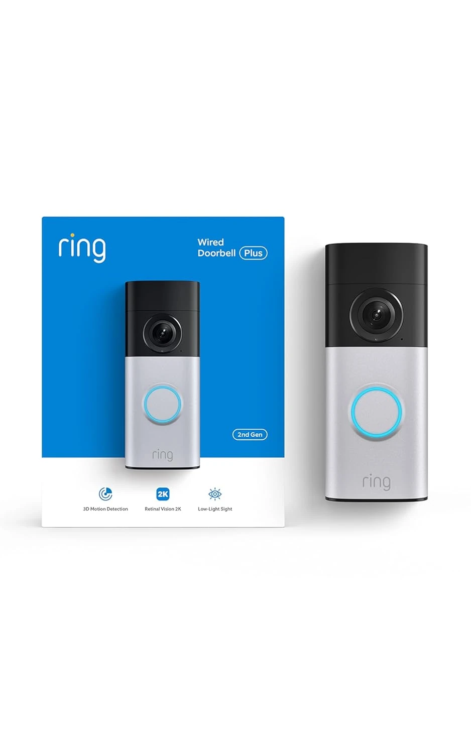 BOIFUN Video Doorbell – 2K HD, Two-Way Audio