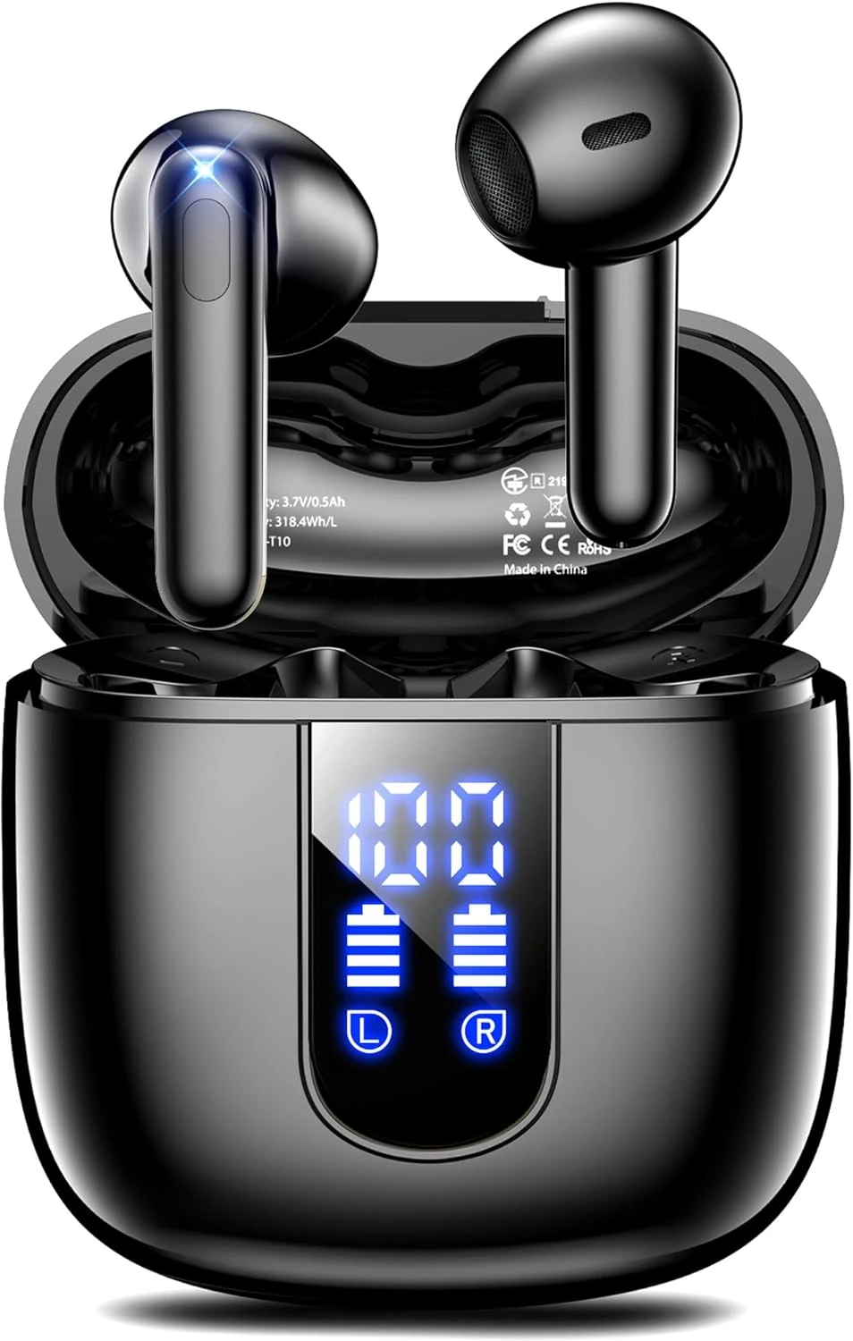 Haqquio Wireless Earbuds – Deep Bass, 48H Playback