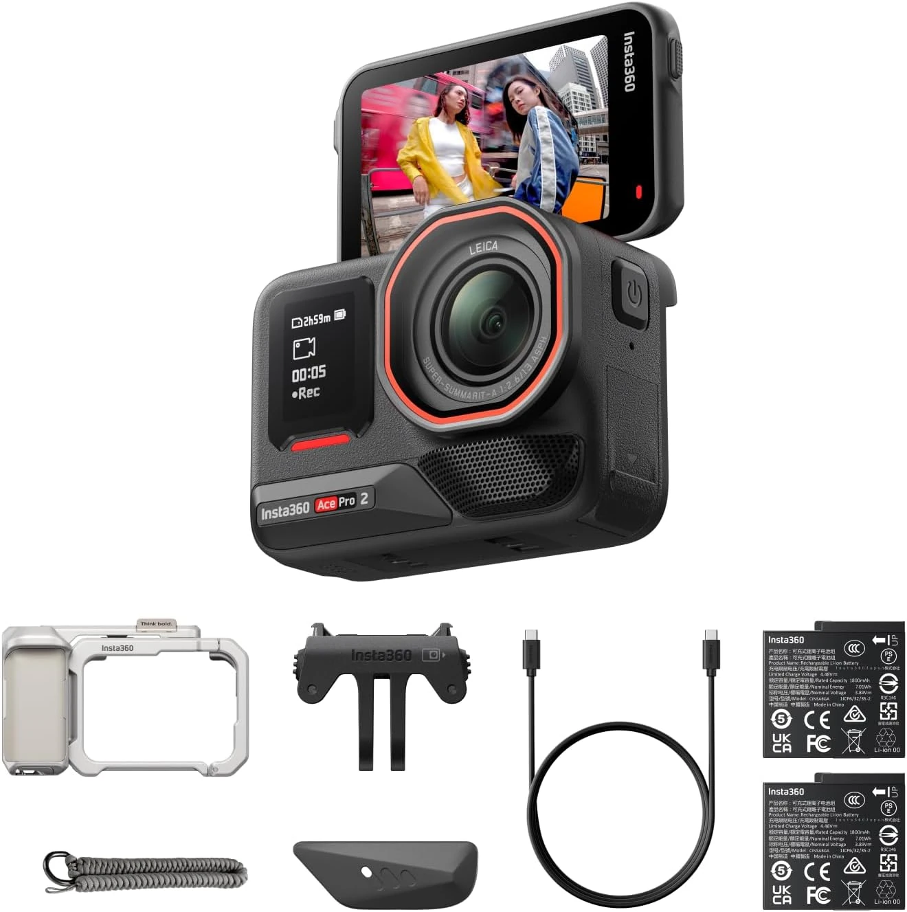 Insta360 Ace Pro 2 – 8K Waterproof Action Camera