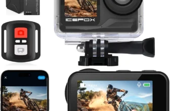icefox Action Camera – 4K 60FPS, Waterproof EIS